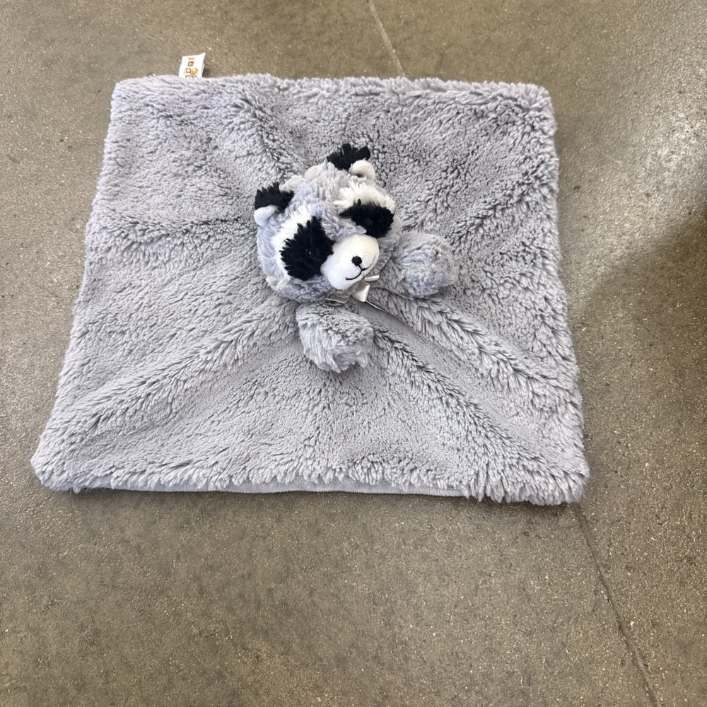 Bass Pro Shops Raccoon Lovey Gray Black White 12" Square
